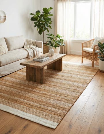 5' 1 x 8' Hand Woven Lariat Rug