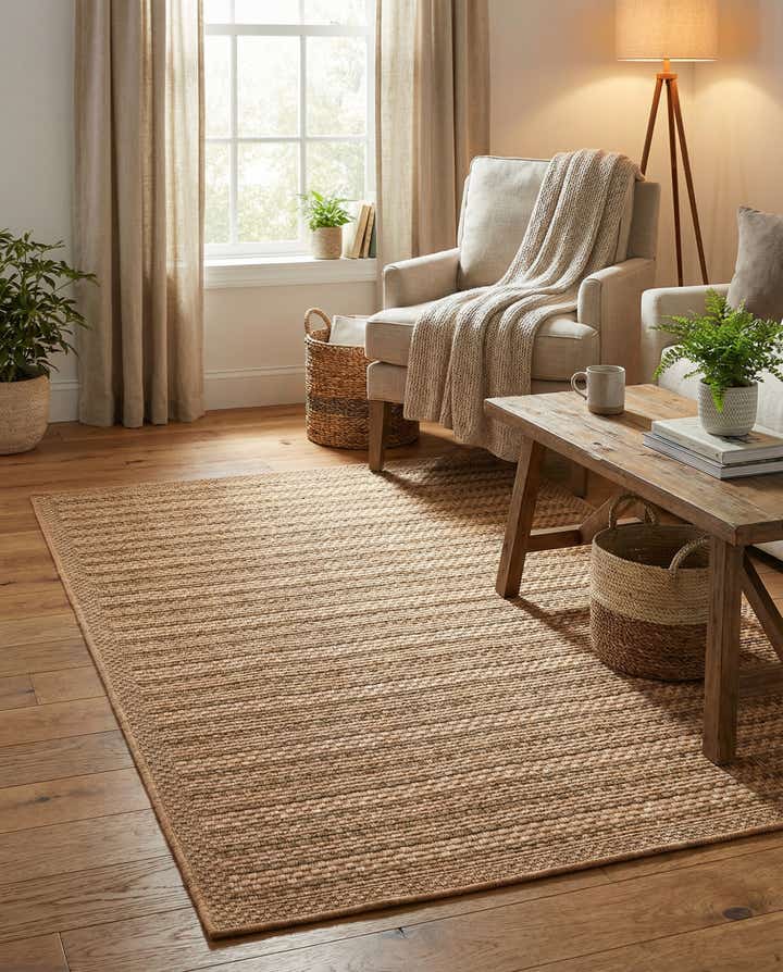 4' x 6' Easy-Clean Border Indoor / Outdoor Rug