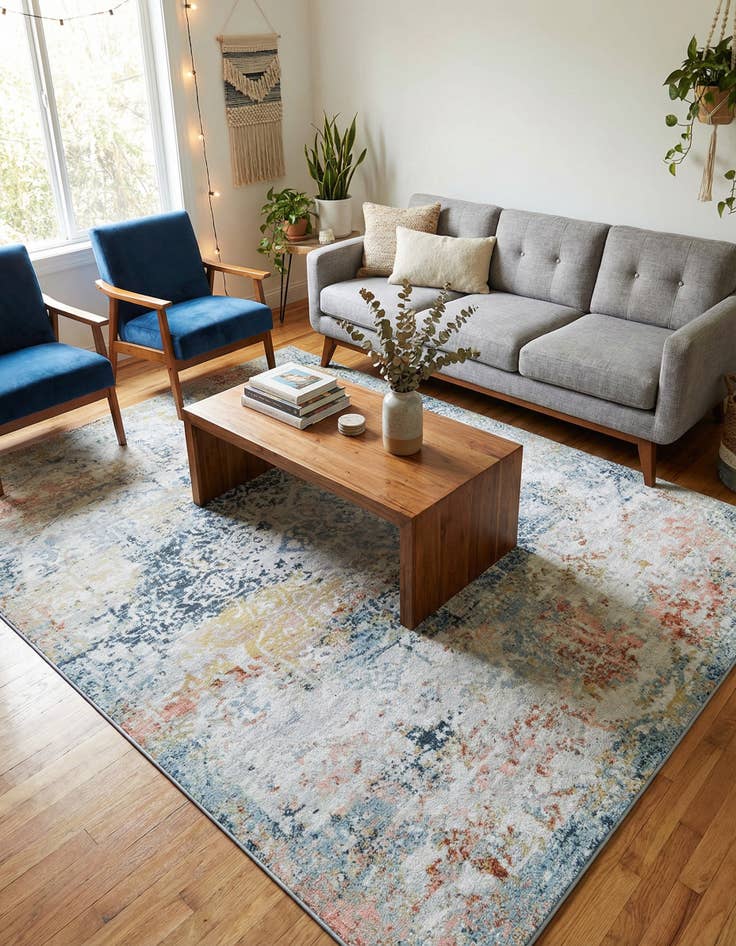 Detail image of 9' x 12' Kamala Washable Rug