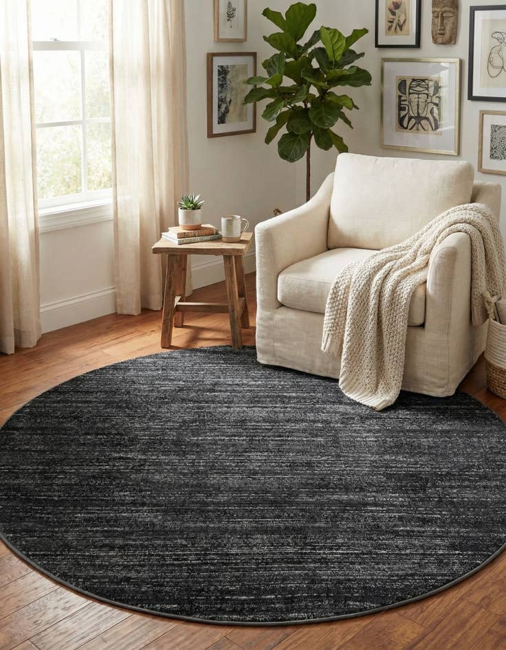 Detail image of 5' 3 x 5' 3 Uptown Madison Avenue Round Rug