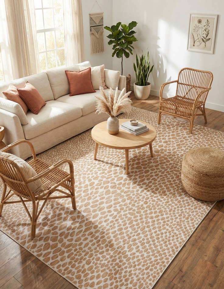 Detail image of 7' 10 x 10'  Washable Jill Zarin Cape Town Indoor / Outdoor Rug