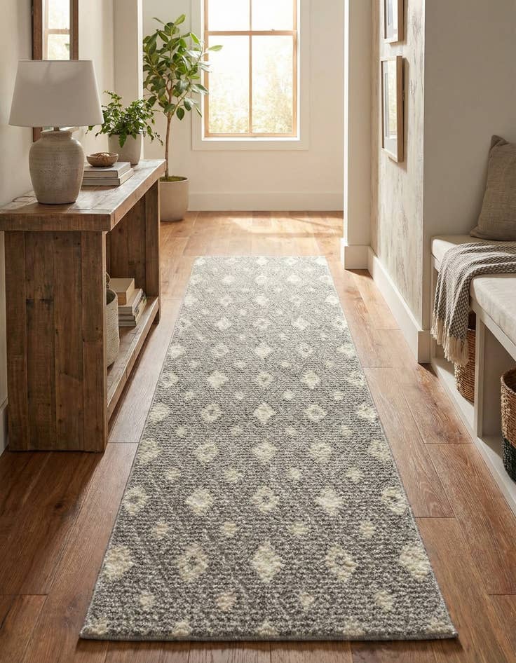 Detail image of 2' 7 x 10' Sepia Runner Rug