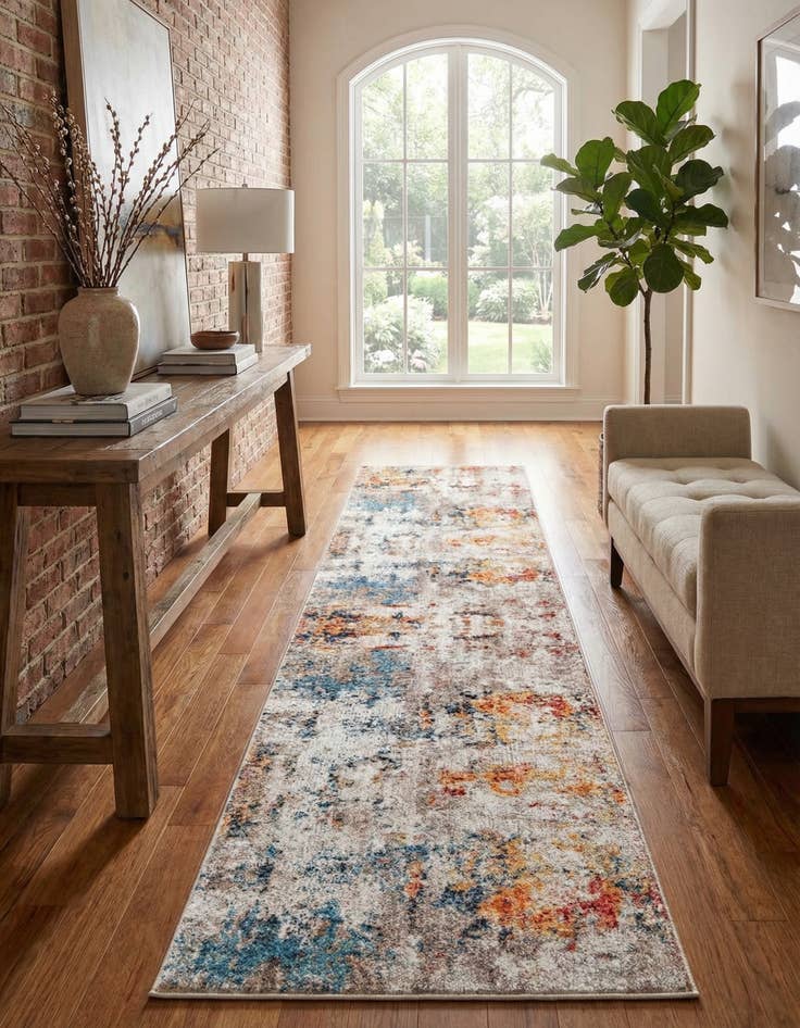 Detail image of 2' 7 x 13' Andromeda Runner Rug