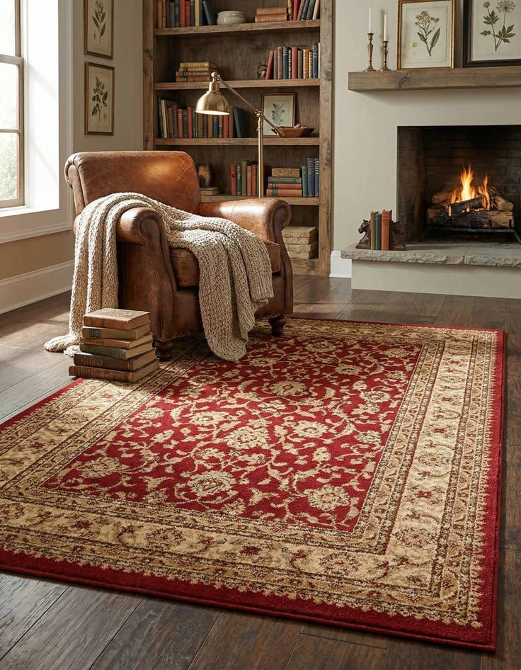 Detail image of 4' x 6' Classic Agra Rug