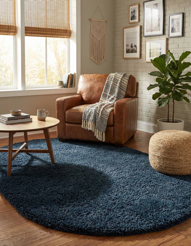 Detail image of 5' x 8' Everyday Shag Oval Rug