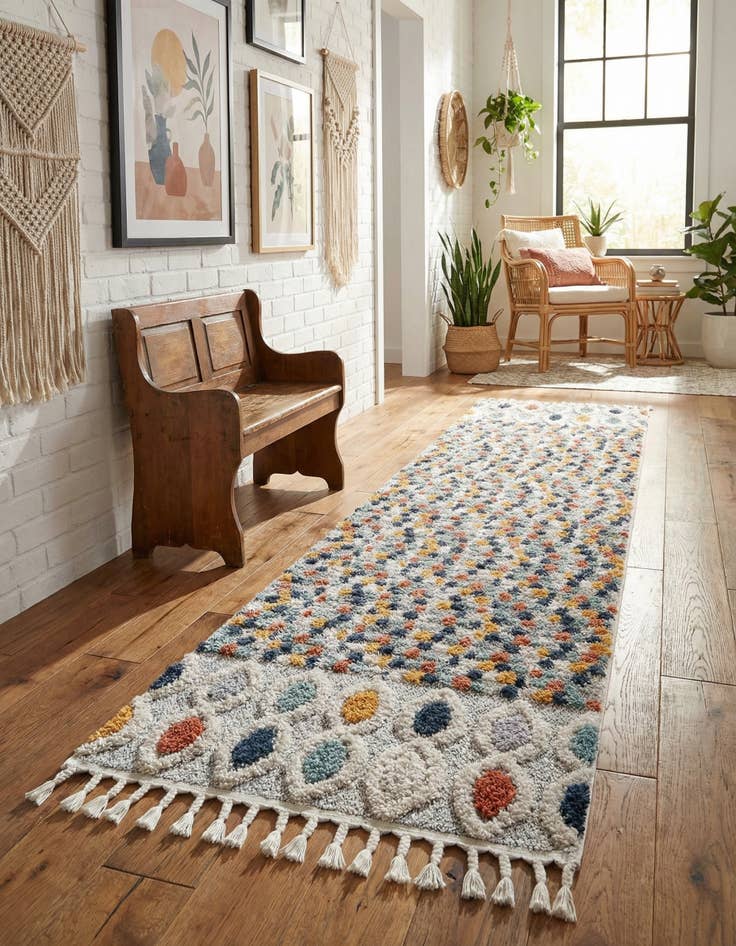 Detail image of 2' 7 x 10' Cherokee Runner Rug