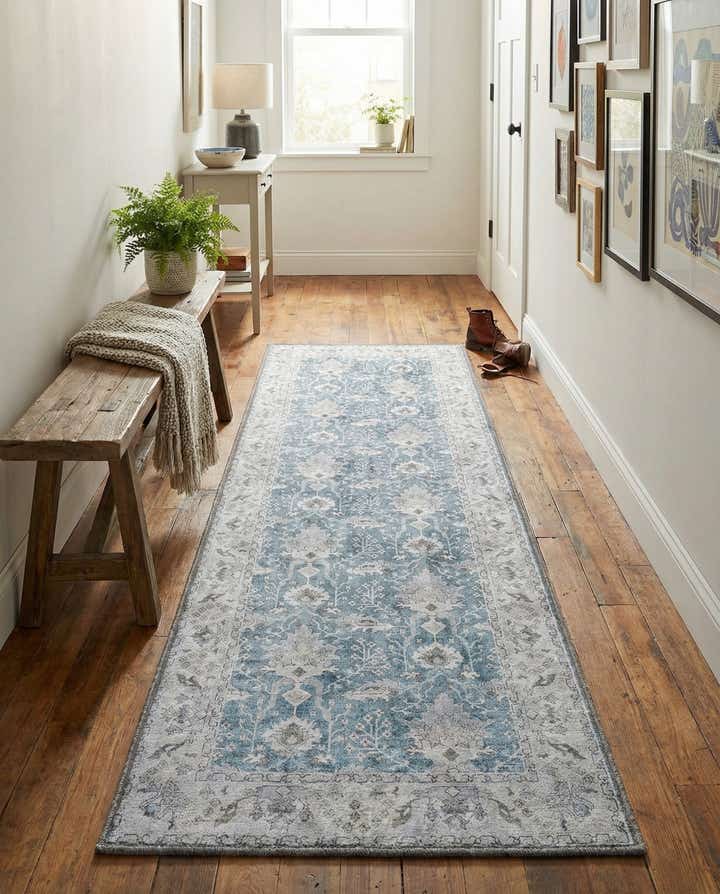 2' x 6' 1 Washable Timeless Runner Rug