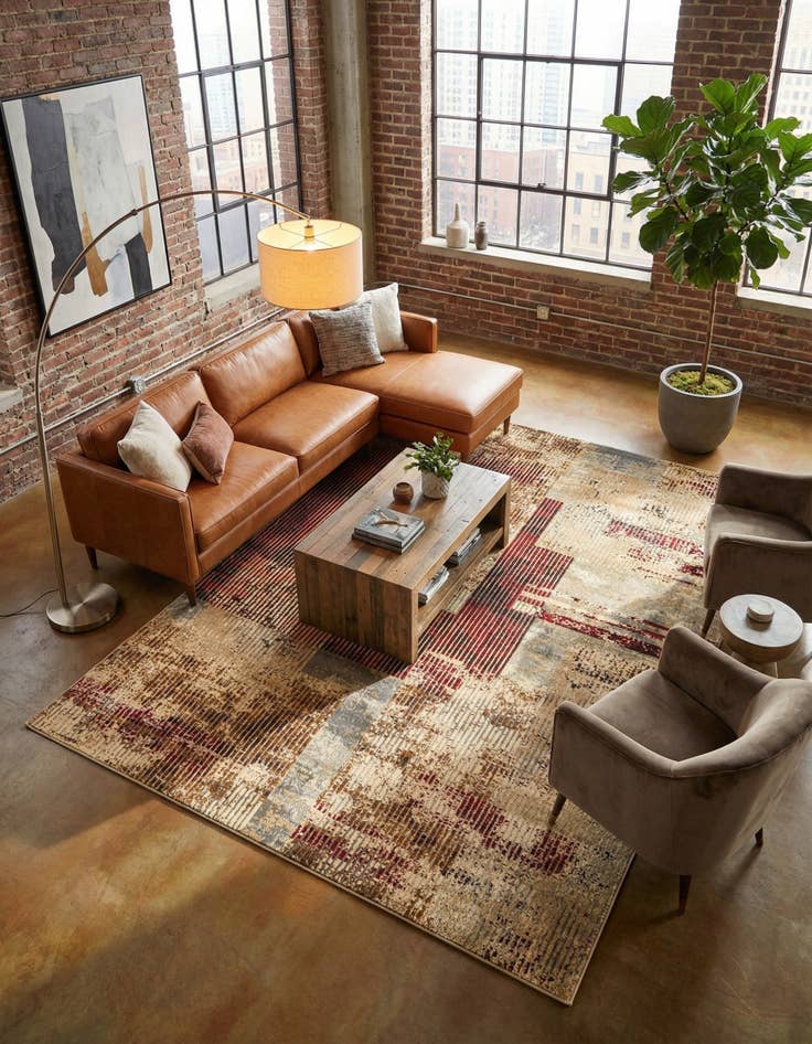 Detail image of 7' 10 x 10' Saturn Rug