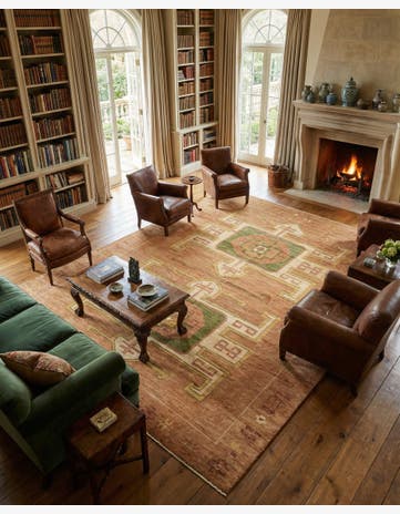 12' x 15' 11 Hand Knotted Oushak Wool Rug