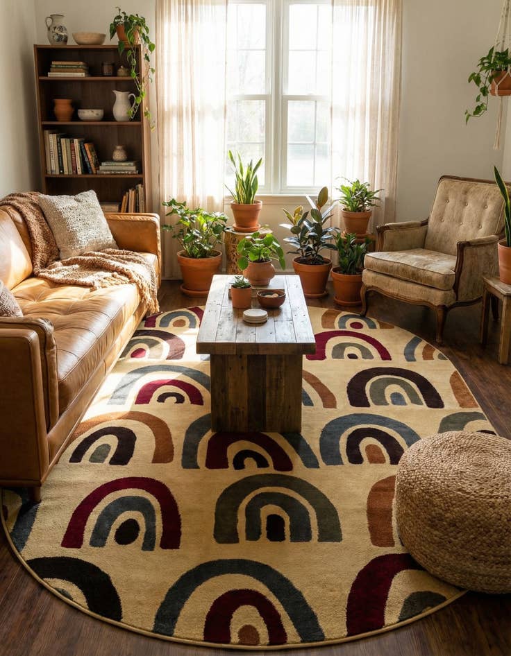 Detail image of 7' 10 x 10' Cafe Oval Rug