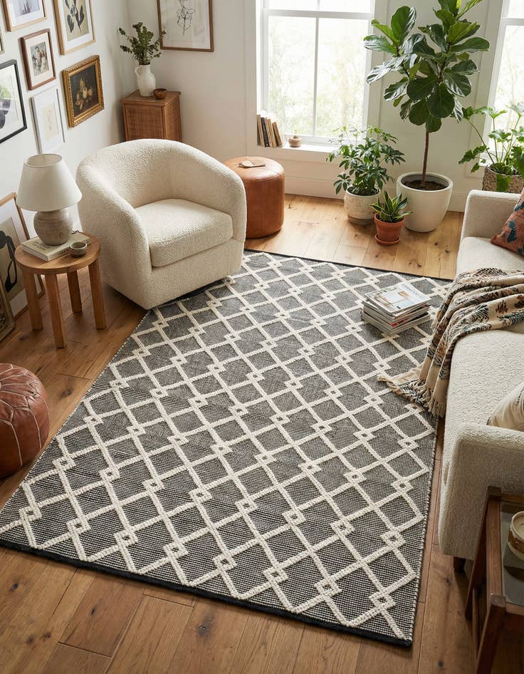 Detail image of 5' 1 x 8' Hand Knotted Jill Zarin Dorset Rug