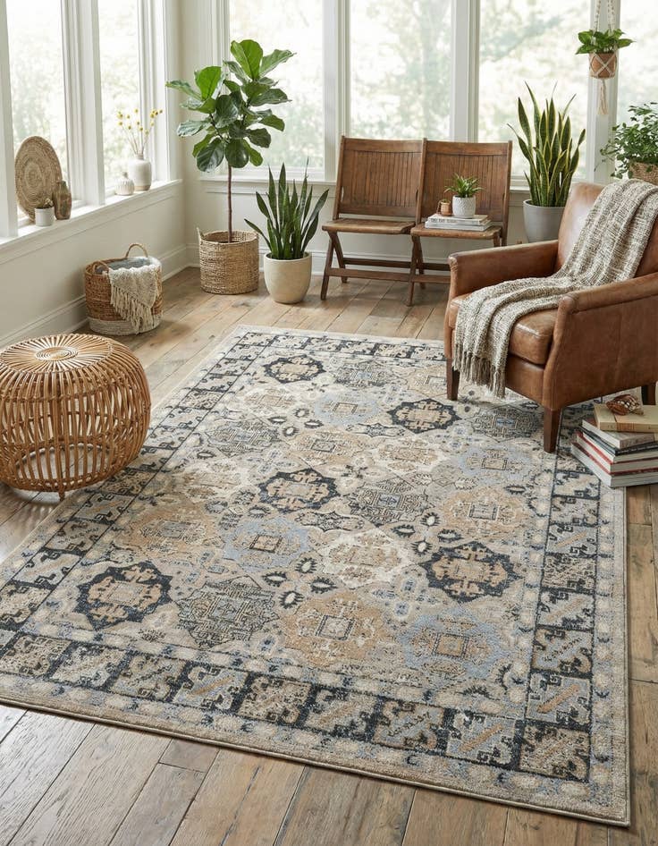 Detail image of 7' x 10' Kamala Washable Rug
