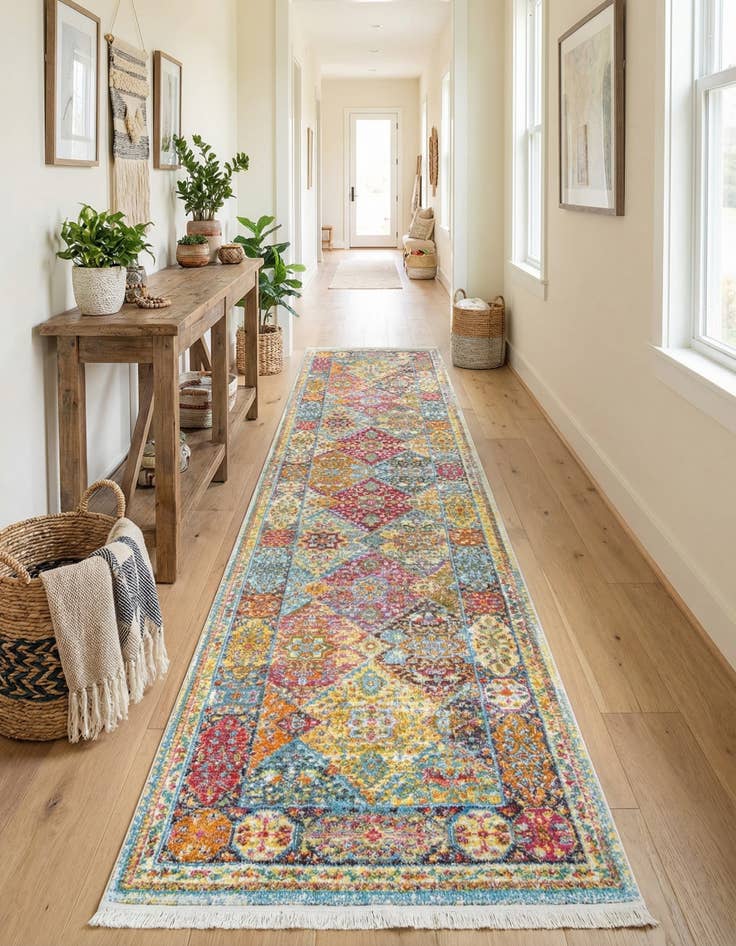 Detail image of 2' 7 x 13' Santiago Runner Rug