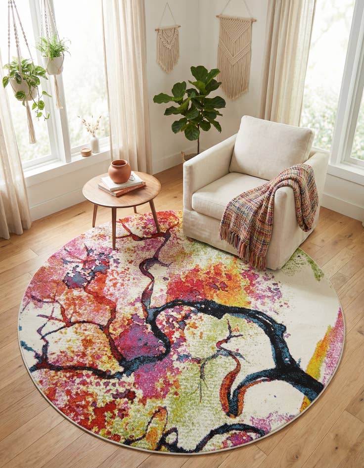 Detail image of 6' x 6' Tuscany Round Rug