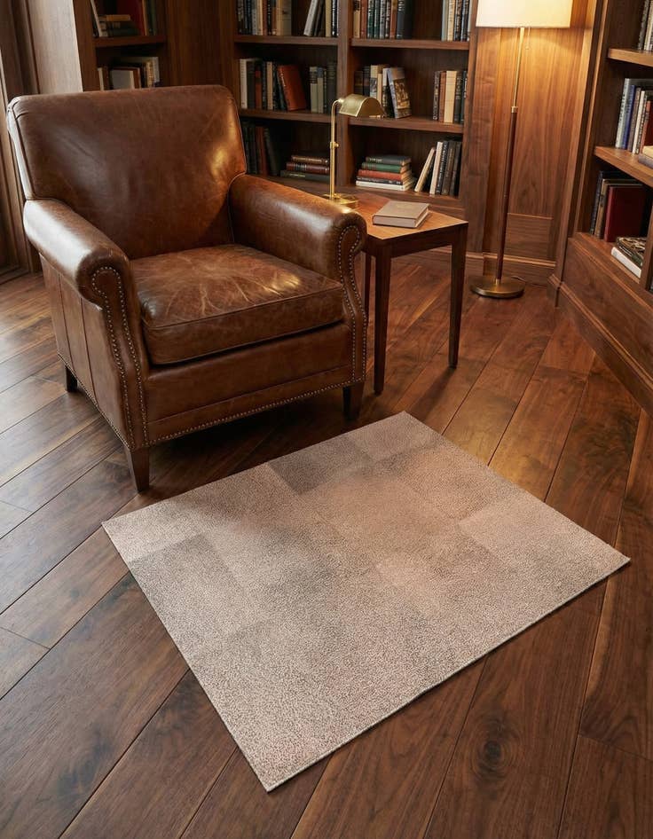 Detail image of 2' x 3' Cowhide Leather Rug