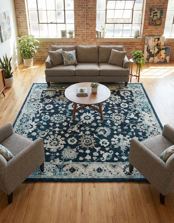 Detail image of 7' 10 x 7' 10 Madeline Square Rug