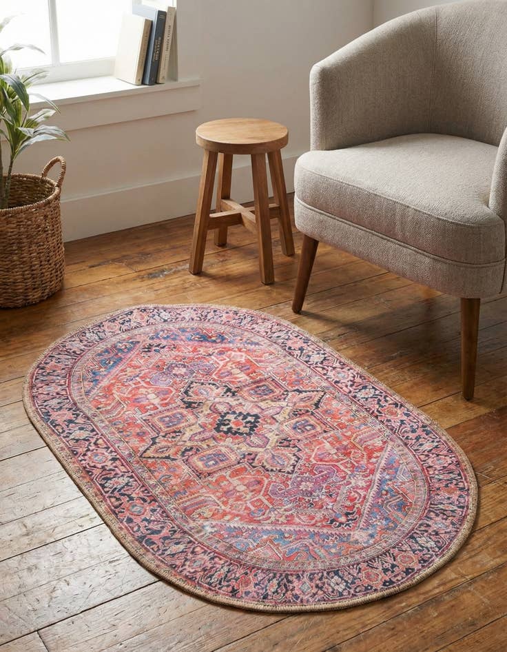 Detail image of  2' x 3' Timeless Oval Rug