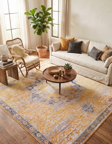 10' 6 x 10' 6 Washable Francesca Square Rug