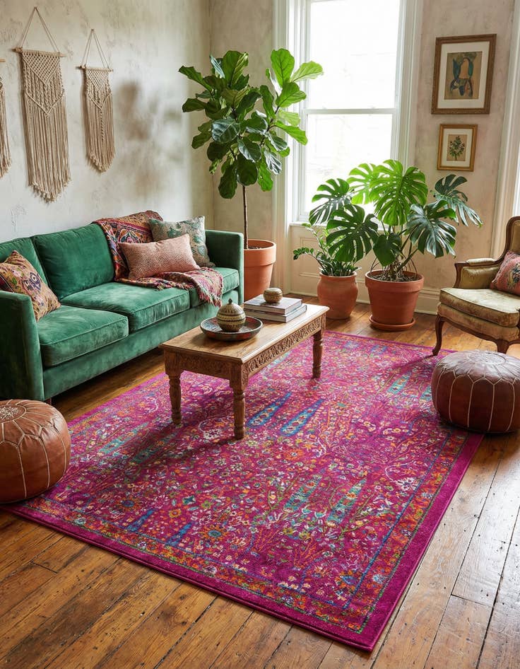 Detail image of 5' 3 x 8' Calypso Rug