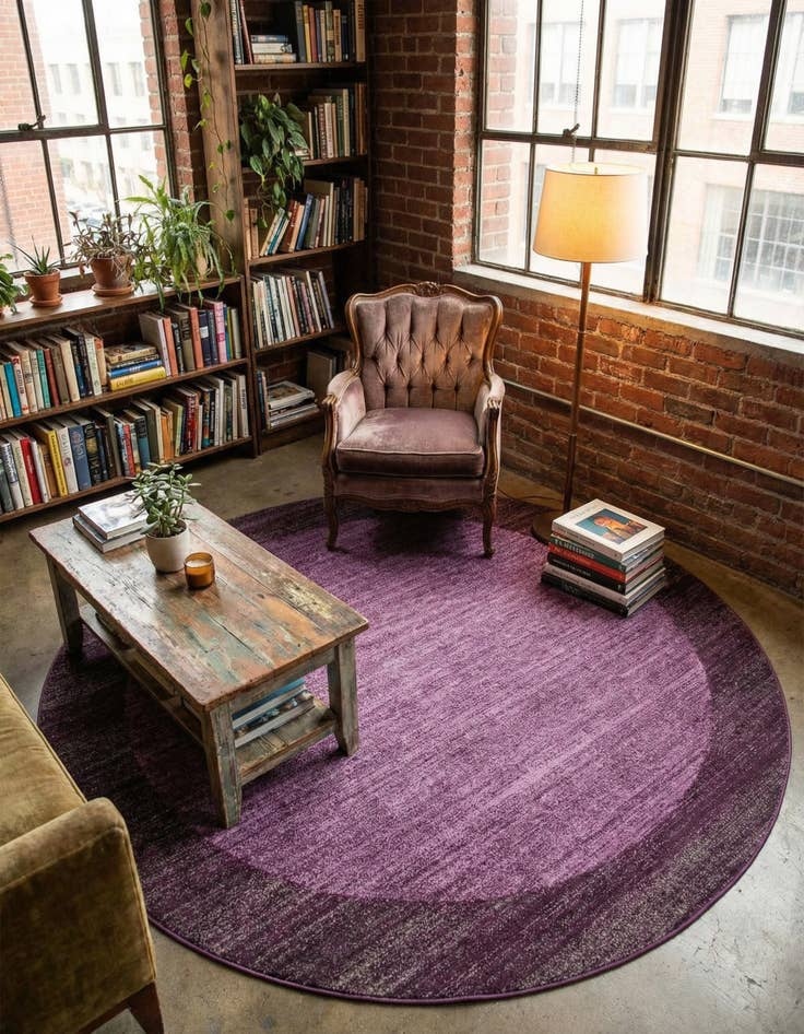 Detail image of 6' x 6' Angelica Round Rug