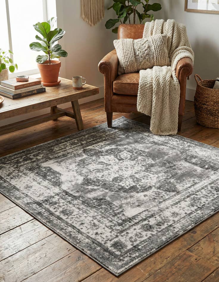 Detail image of 5' 3 x 5' 3 Monte Carlo Square Rug