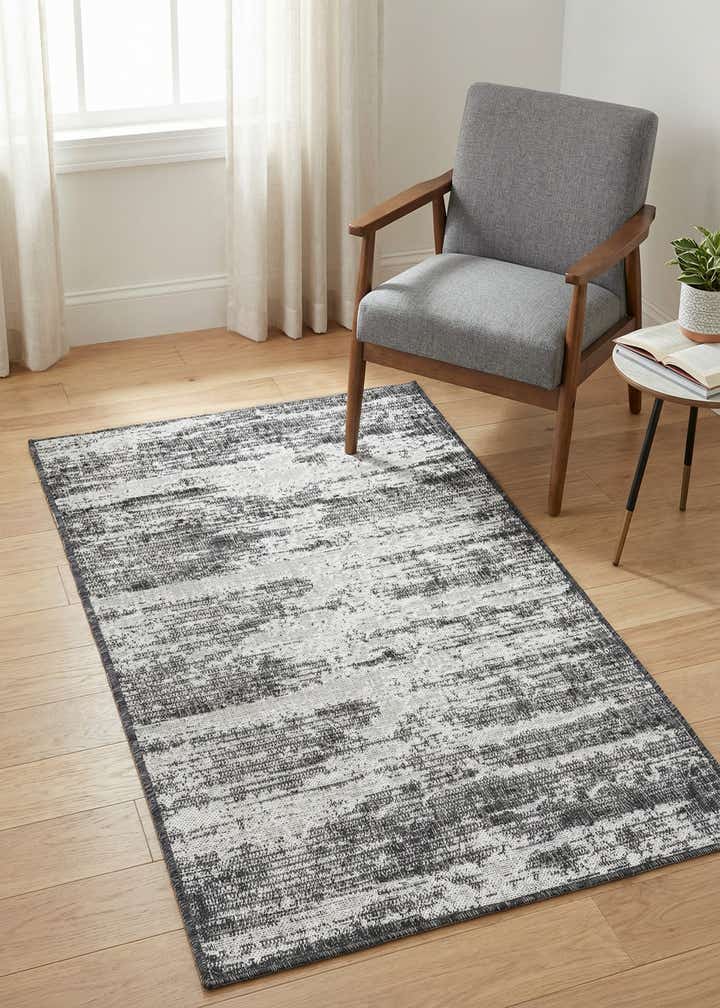 3' x 5' 3 Easy-Clean Modern Indoor / Outdoor Rug
