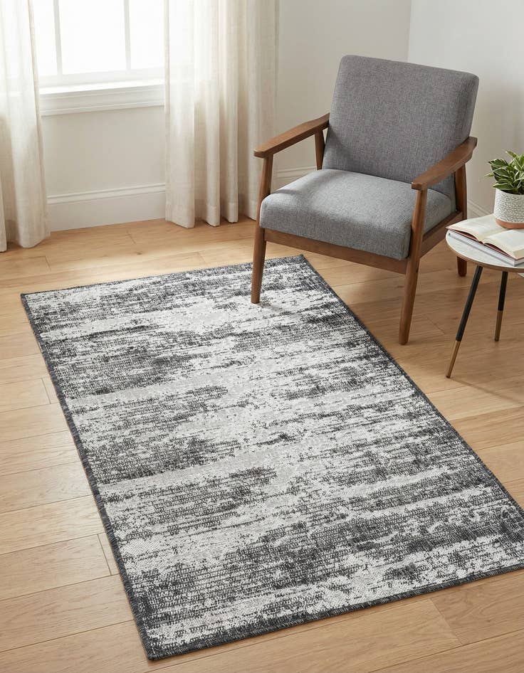 Detail image of 3' x 5' 3  Washable Modern Indoor / Outdoor Rug