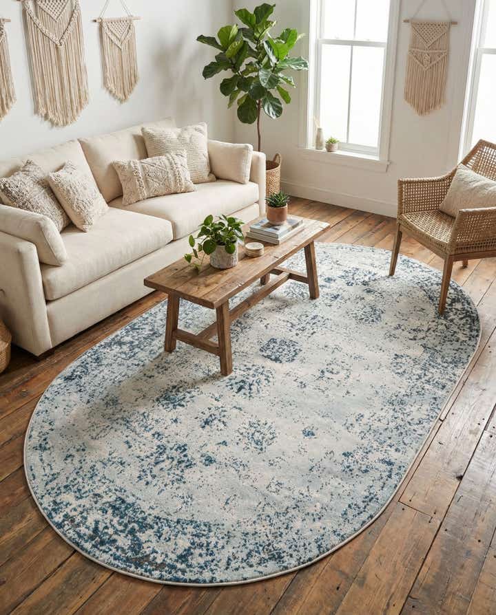 160cm x 245cm Monaco Alfombra Óvalo