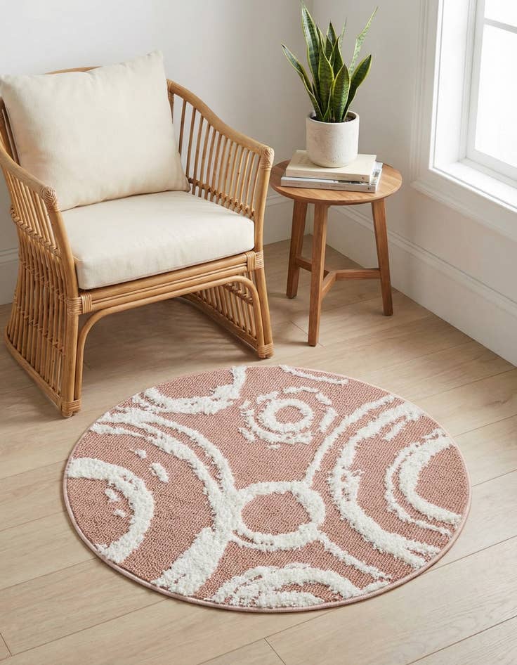 Detail image of 3' 3 x 3' 3 Boho Round Rug