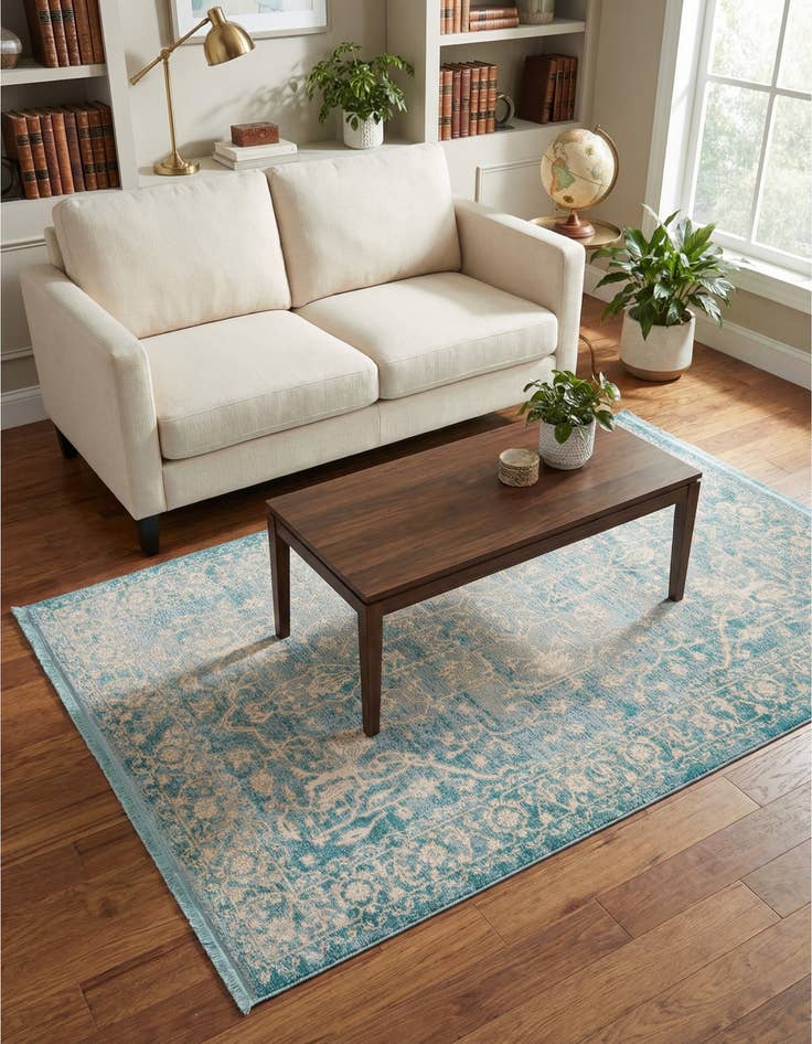 Detail image of 4' x 6' New Vintage Rug