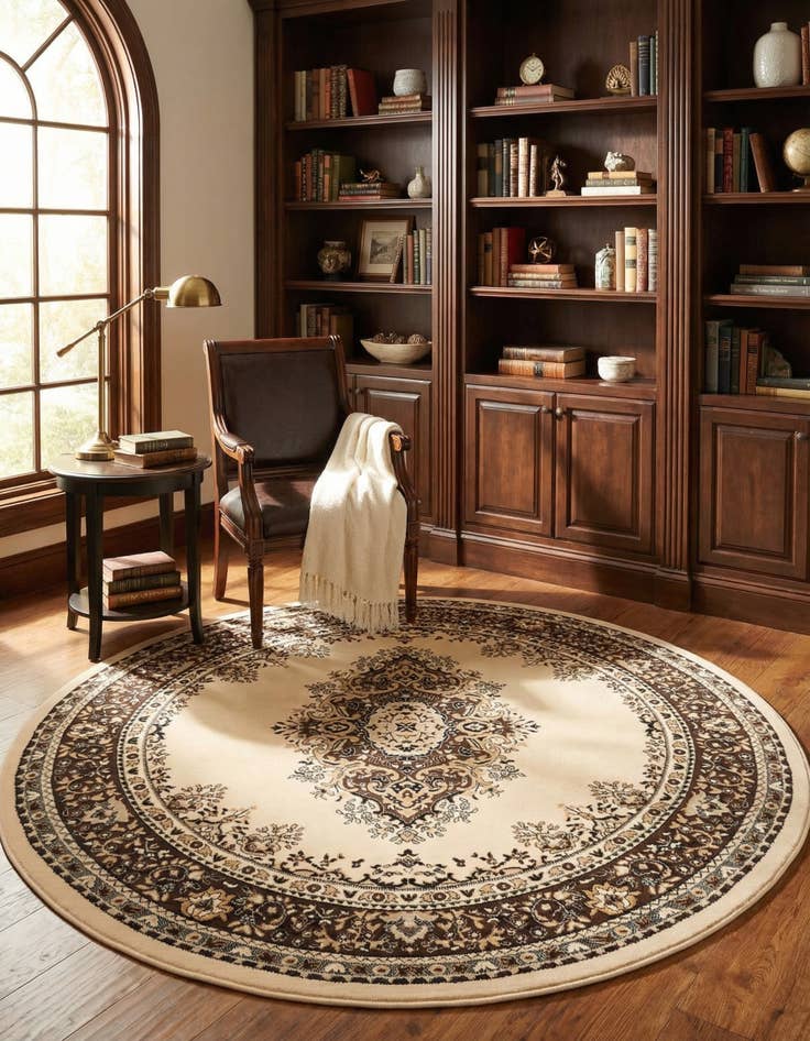 Detail image of 7' 10 x 7' 10 Amaya Round Rug