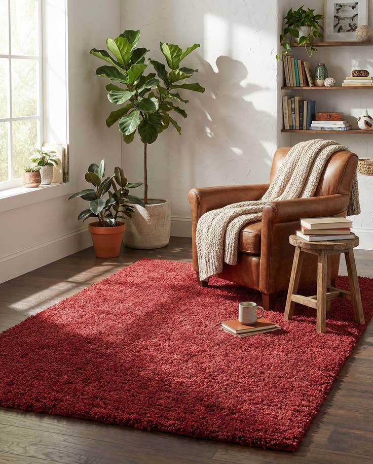Detail image of 4' x 6' Zermatt Shag Rug