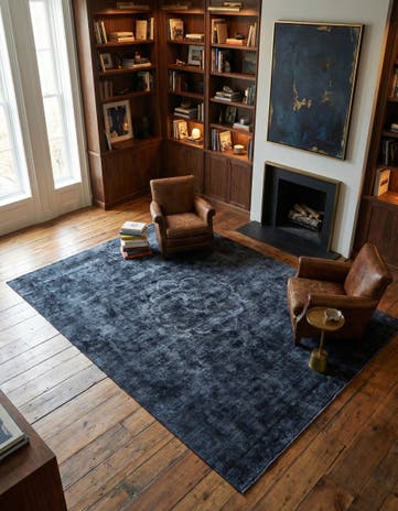 7' 4 x 10' 8 Hand Knotted Ultra Vintage Persian Wool Rug