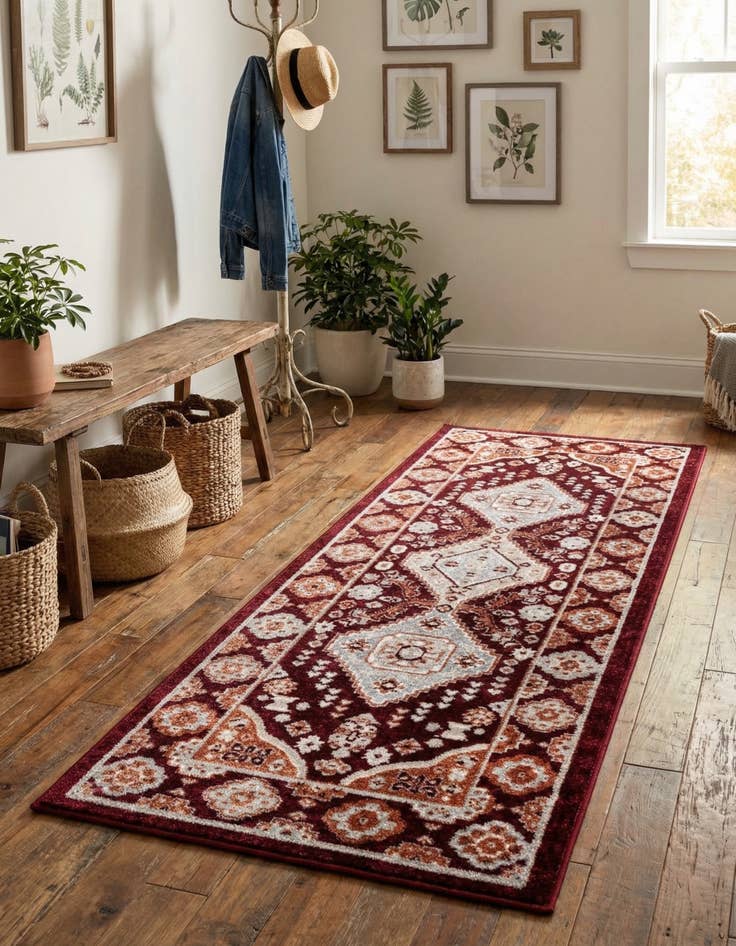 Detail image of 2' x 5' Kamala Washable Runner Rug