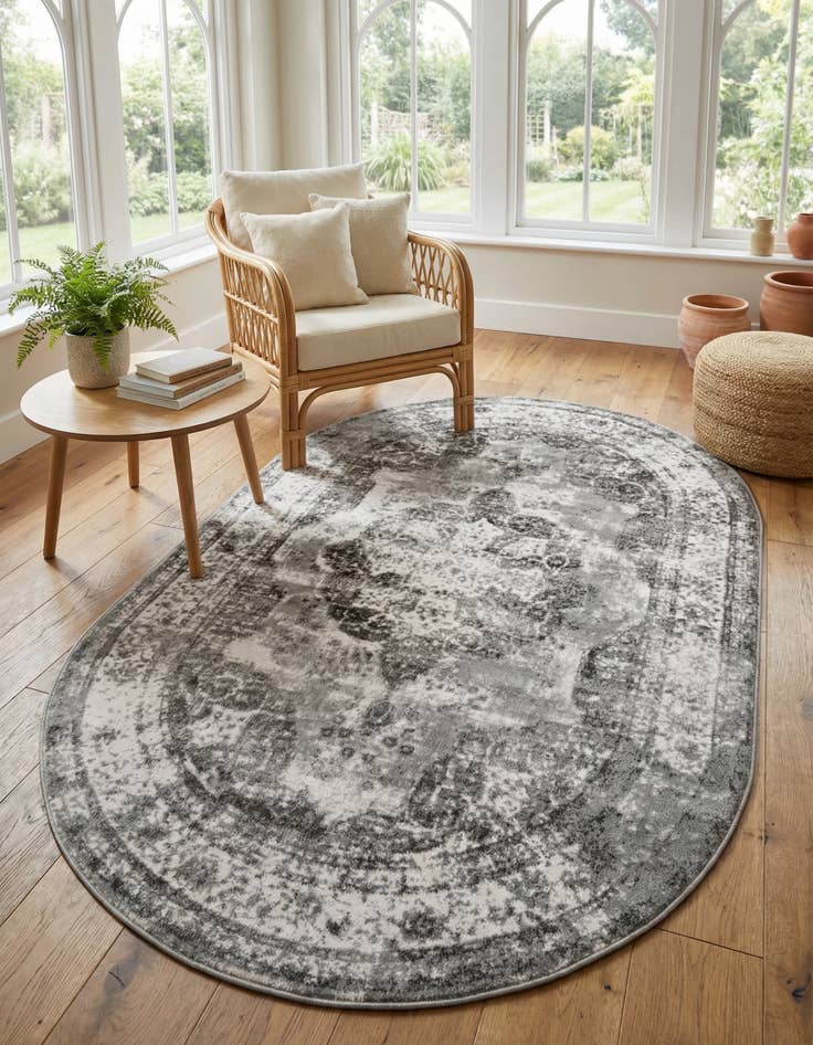 Detail image of 5' 3 x 8' Monaco Oval Rug