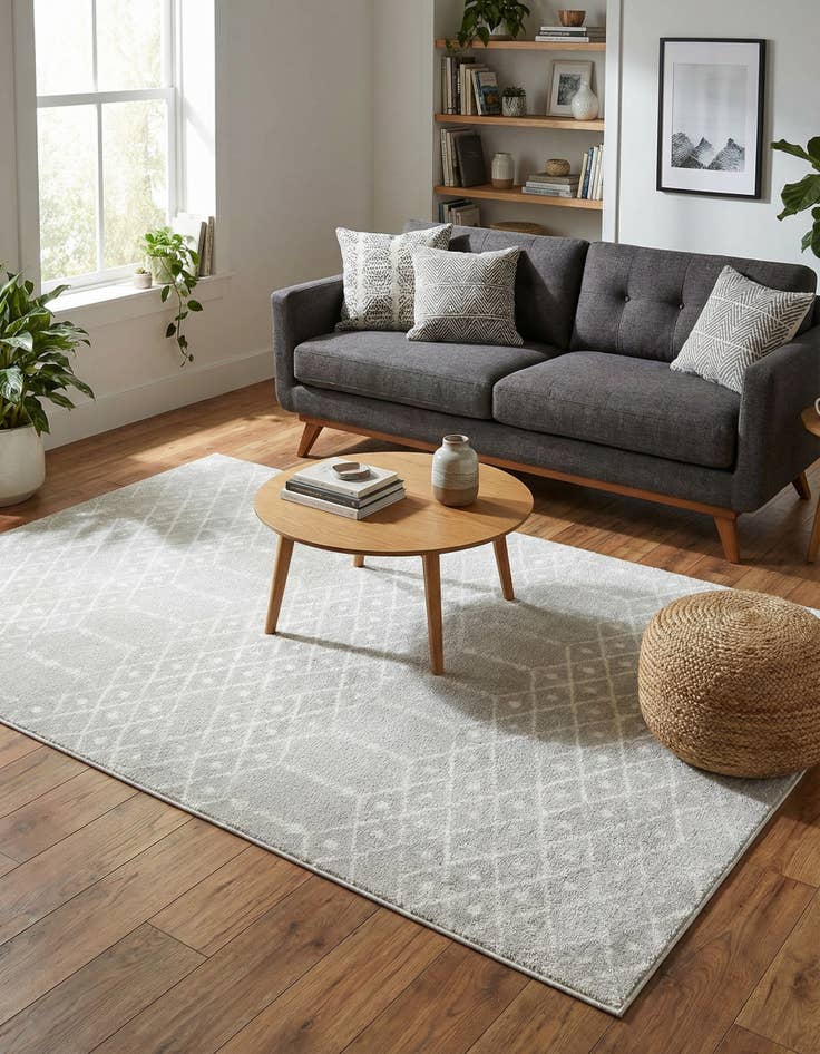 Detail image of 6' x 9' Paxon Trellis Rug