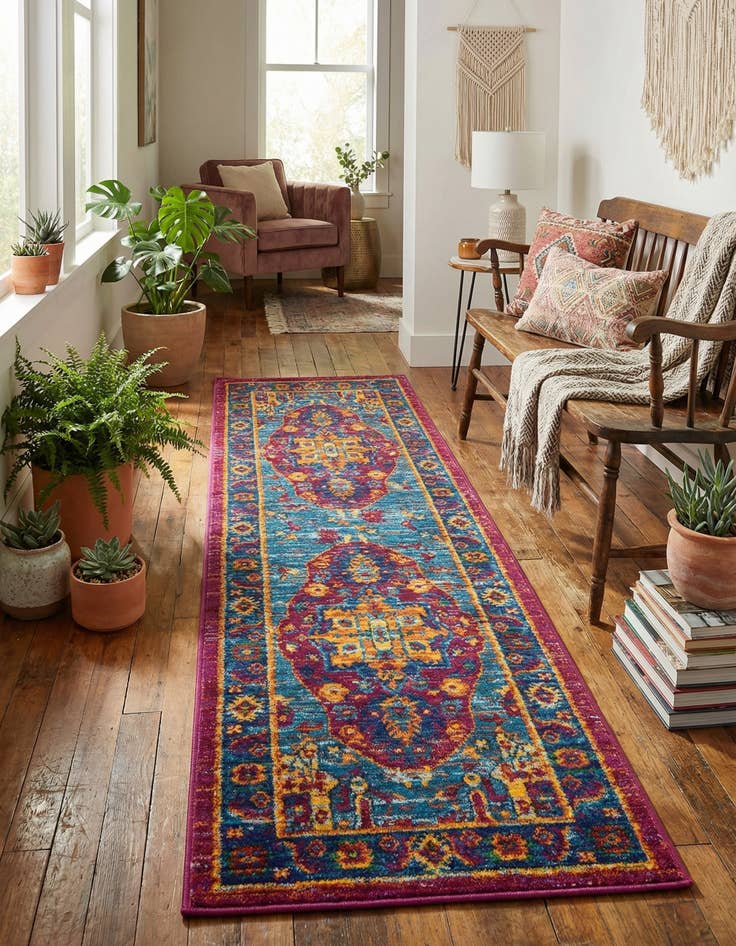 Detail image of 2' x 6' Calypso Runner Rug