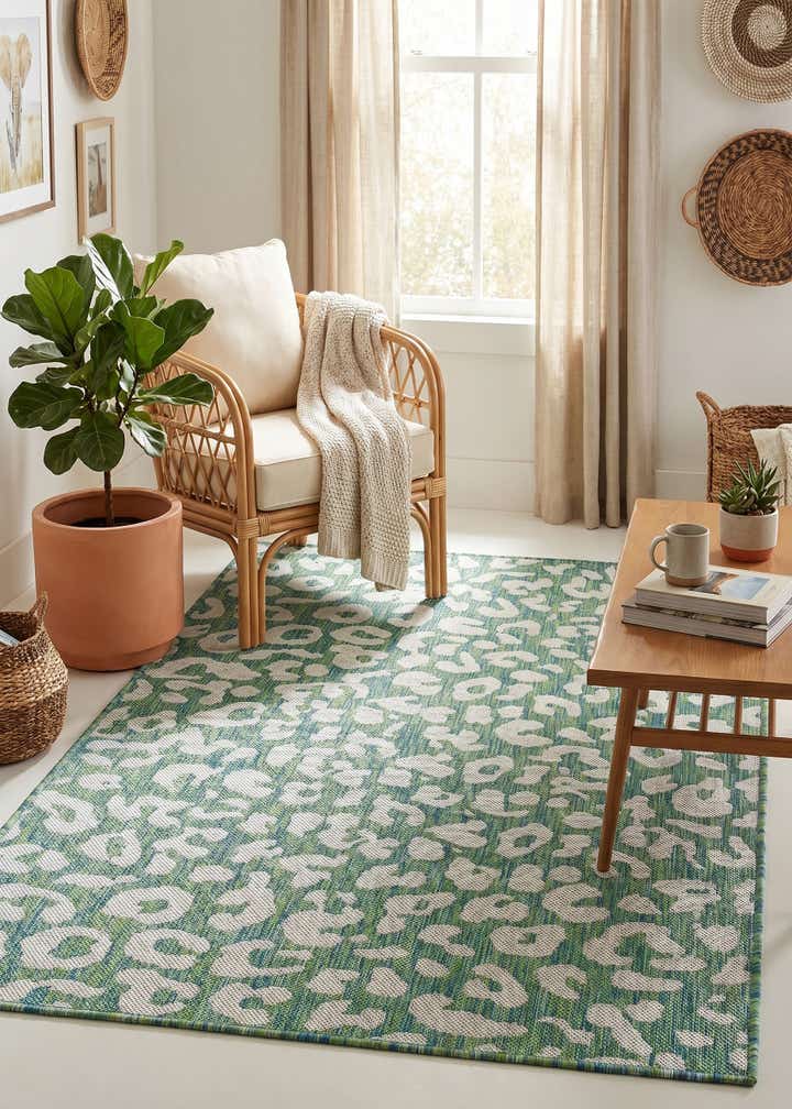 3' x 5' 3 Easy-Clean Safari Indoor / Outdoor Rug