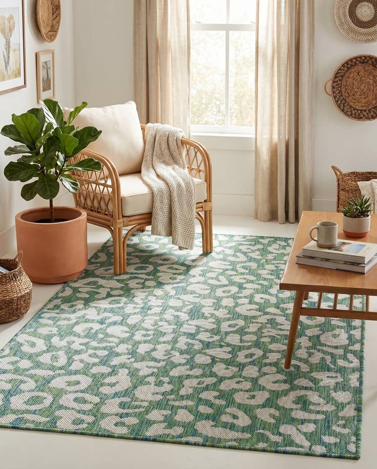 Detail image of 3' x 5' 3 Easy-Clean Safari Indoor / Outdoor Rug