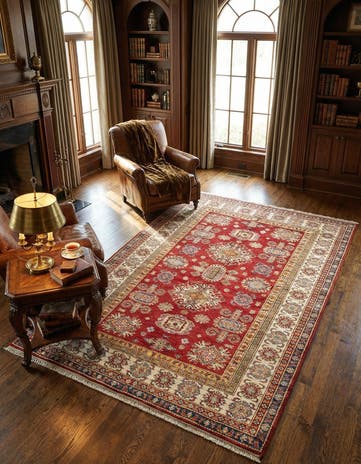 4' 10 x 6' 8 Kazak Wool Rug