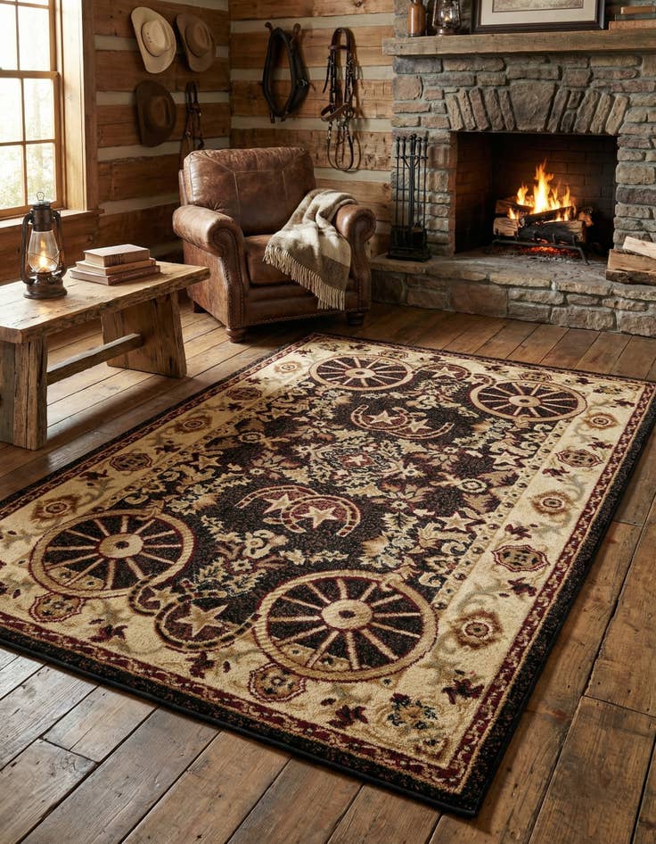 Detail image of 4' x 6' Pioneer Rug