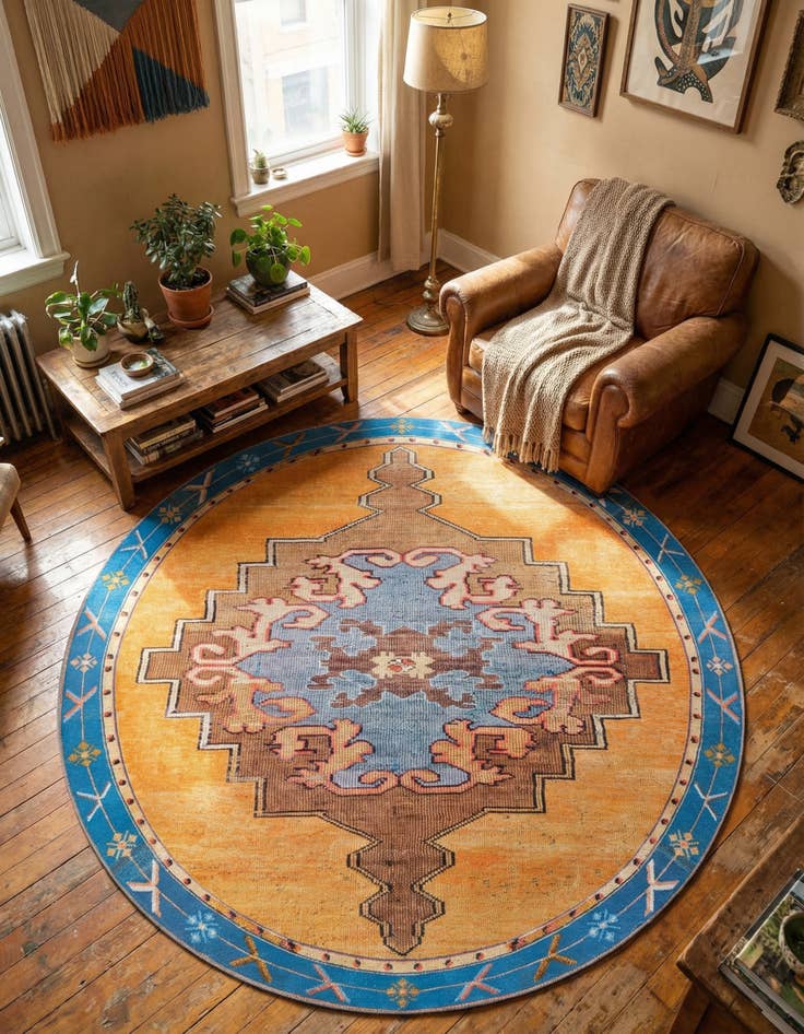 Detail image of  7' 7 x 7' 7 Timeless Round Rug