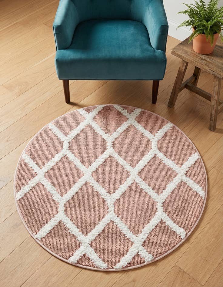 Detail image of 3' 3 x 3' 3 Boho Round Rug