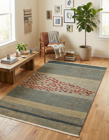 5' x 8' Kashkuli Gabbeh Rug