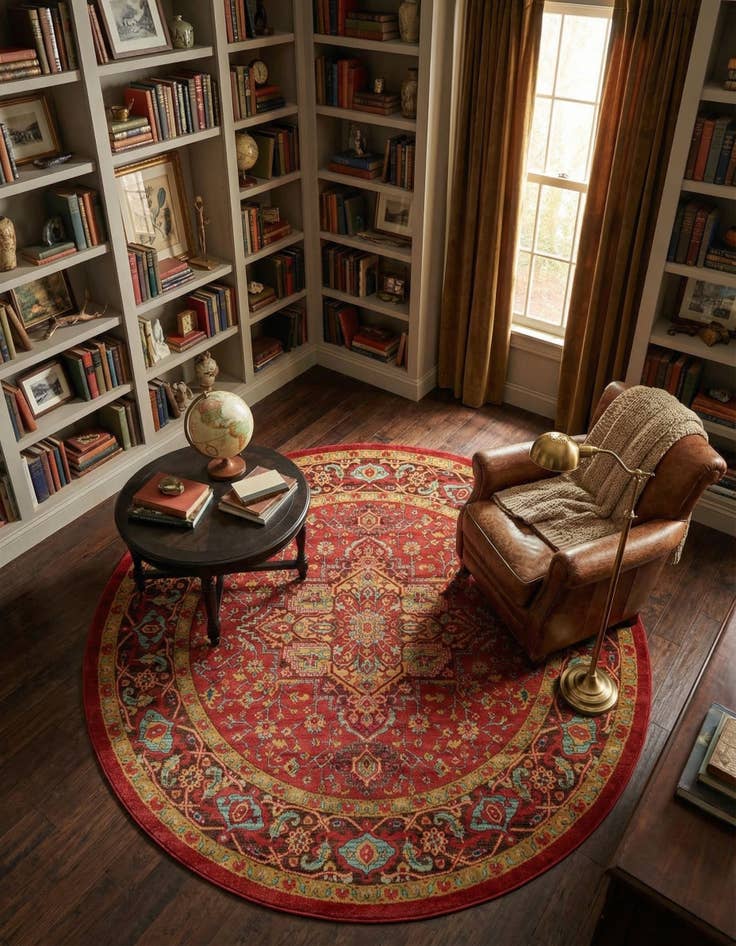 Detail image of 8' x 8' Sara Round Rug