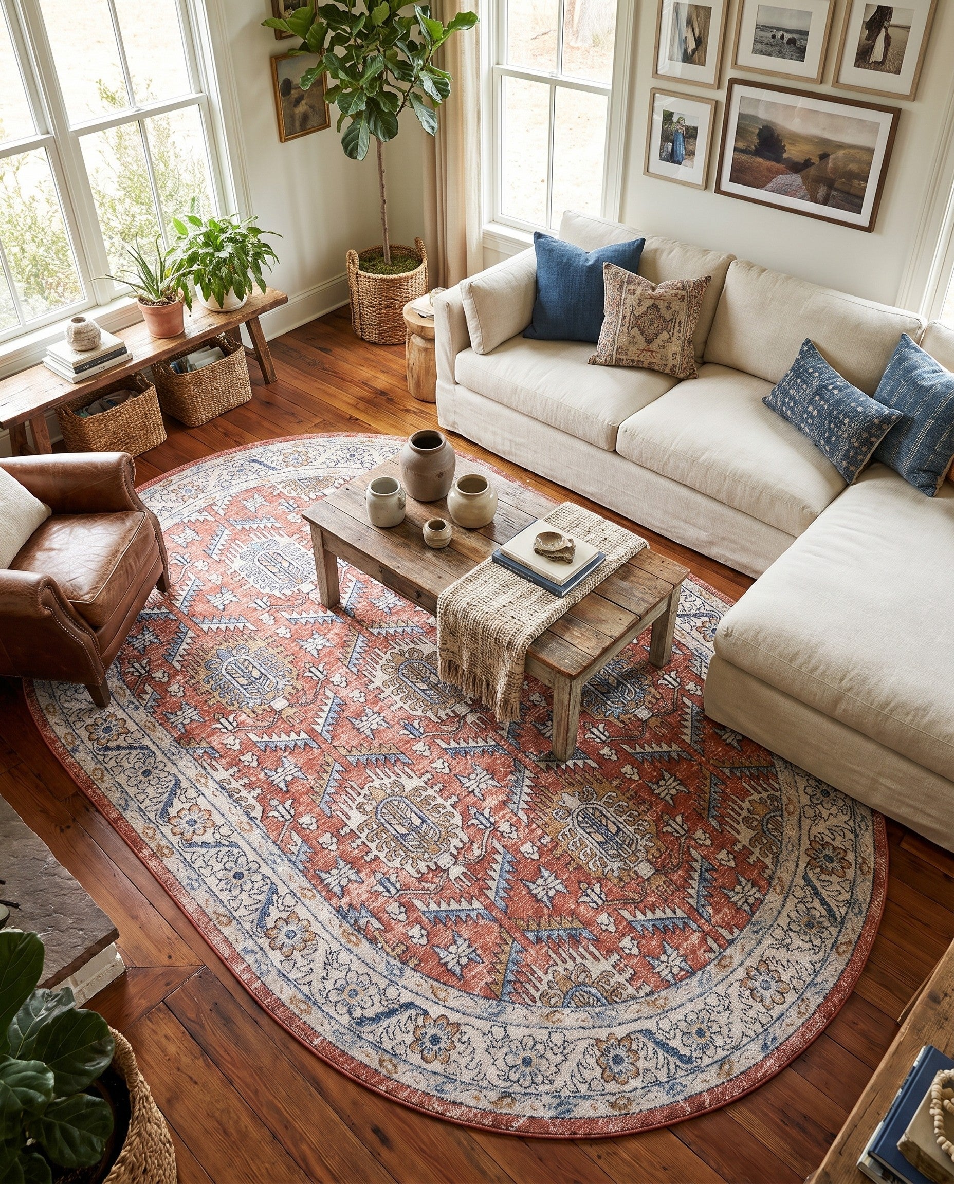 7' x 10' Nyla Oval Rug