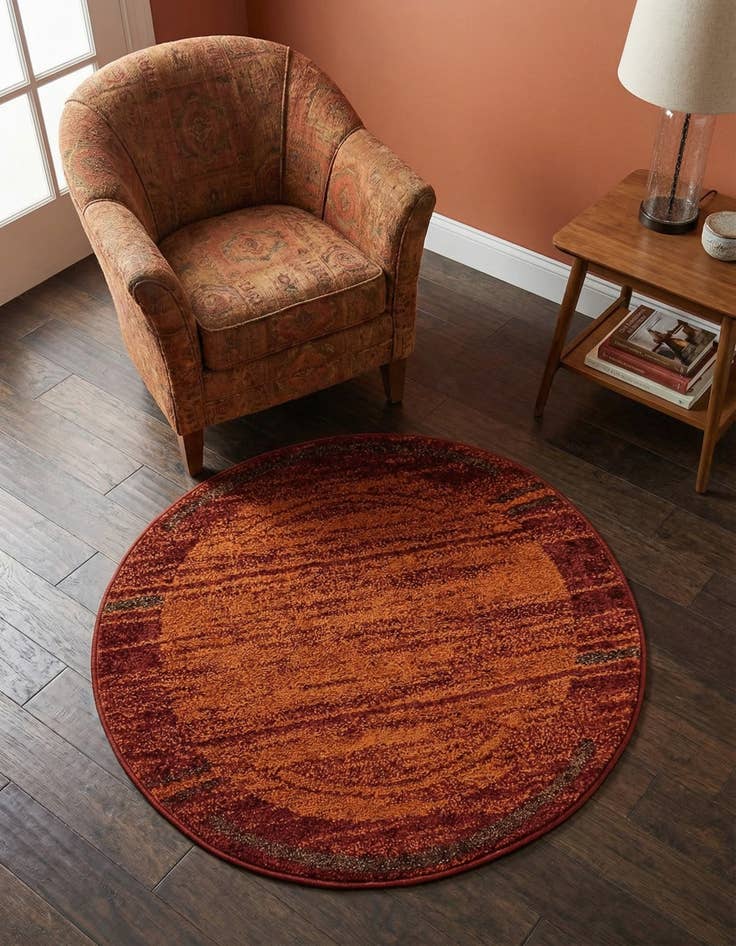 Detail image of 3' x 3' Harvest Round Rug