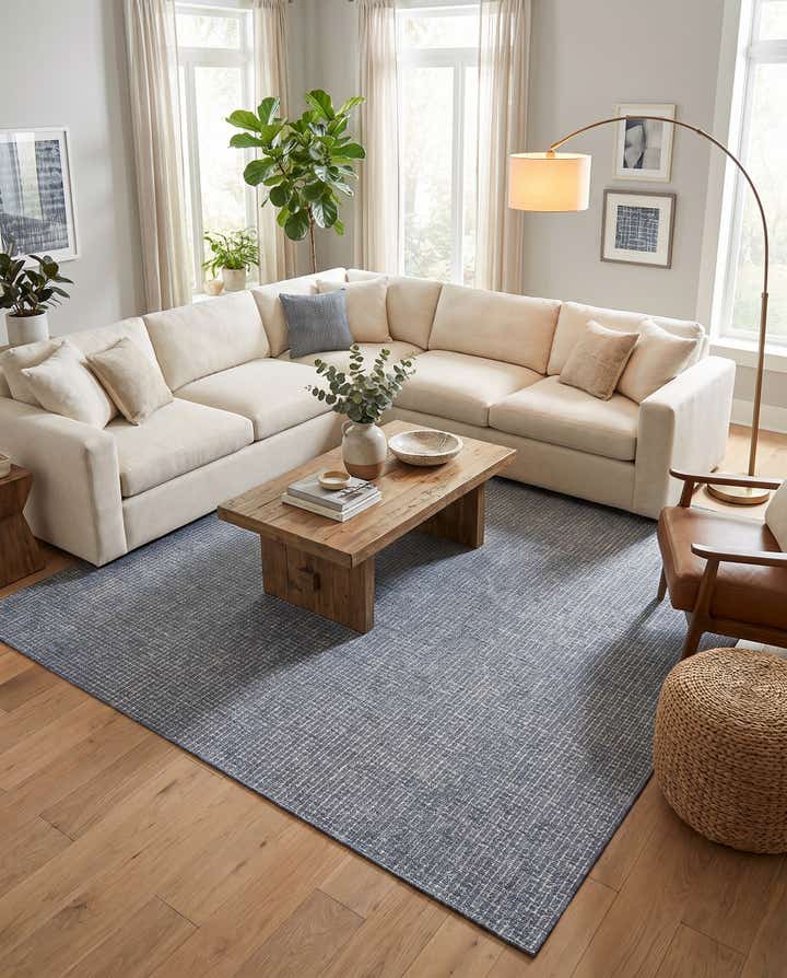 10' x 10' Easy-Clean Checkered Indoor / Outdoor Square Rug