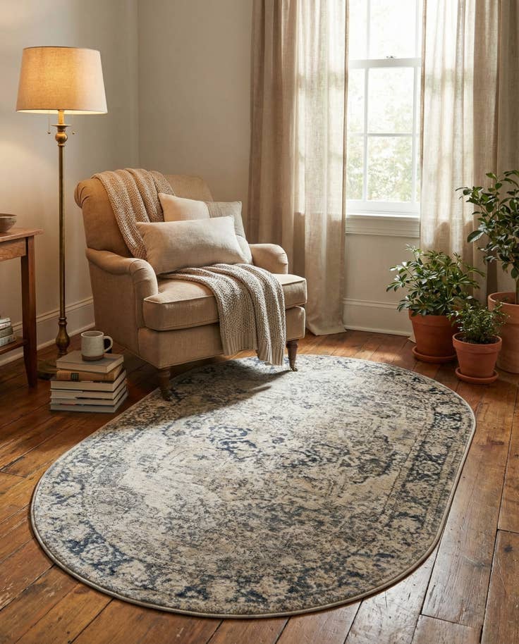 Detail image of 3' 1 x 5' 3 Oregon Oval Rug