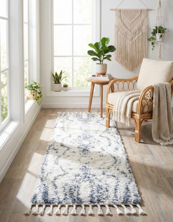 Detail image of 2' 7 x 8' 2 Lagom Shag Runner Rug